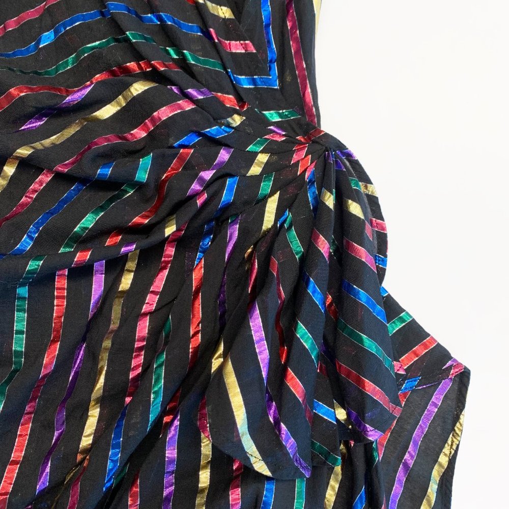 The Attico Wrap-Front Midi Dress - Picture 3 of 5